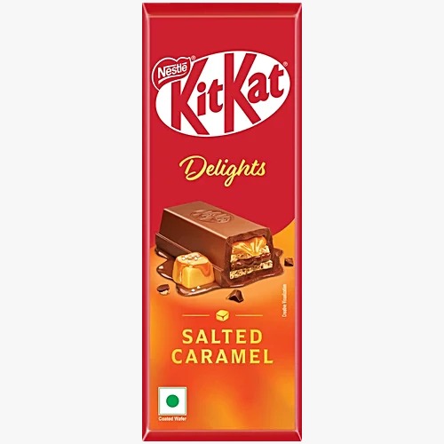 Nestle KitKat Delights Salted Caramel Coated Wafer, 112 g